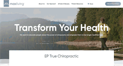 Desktop Screenshot of eptruechiropractic.com